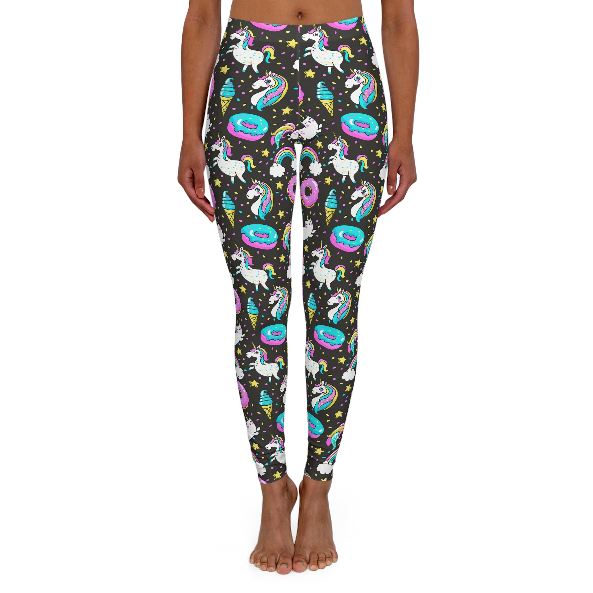 Caticorn Unicorn Donut Leggings